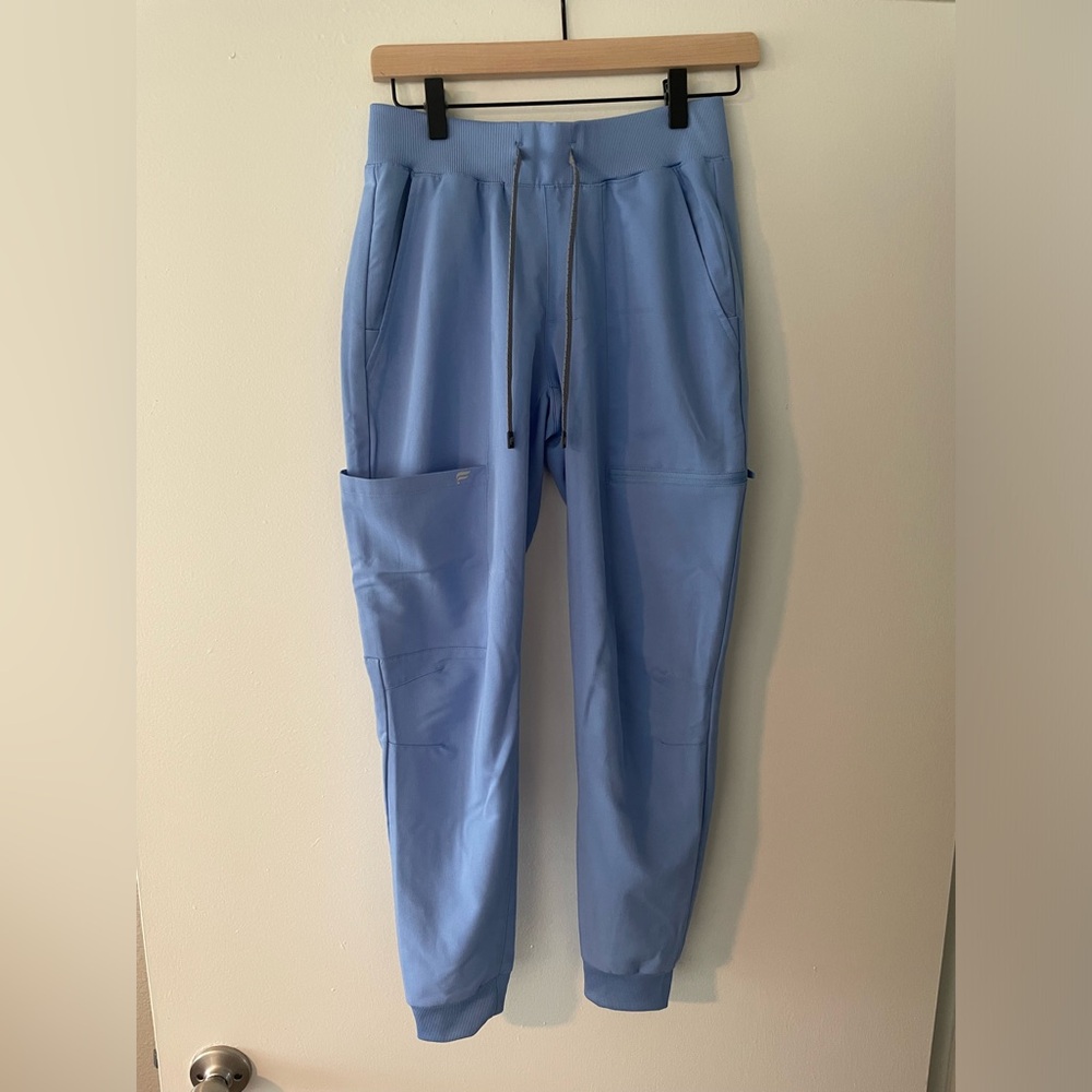 Fabletics Ceil Blue Jogger Scrub Pants